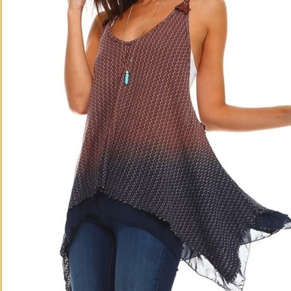 Ombre Layered Lace Tunic Urban X - Picture 6 of 8